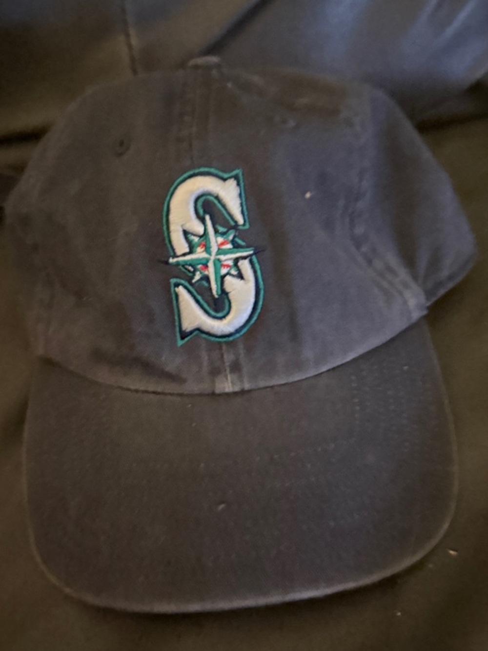 47 Navy Seattle Mariners S Logo Baseball Cap